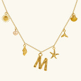 Collar con Inicial Avaria Ocean