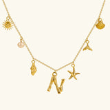 Collar con Inicial Avaria Ocean