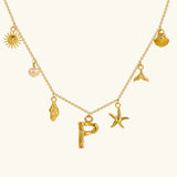 Collar con Inicial Avaria Ocean