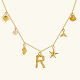 Collar con Inicial Avaria Ocean