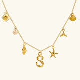 Collar con Inicial Avaria Ocean