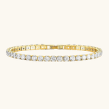 BRAZALETE DE TENIS DORADO