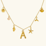 Collar con Inicial Avaria Ocean