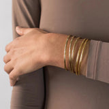 Conjunto de Pulseras Doradas Shannon