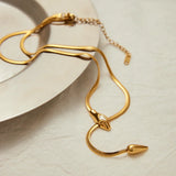 Colgante de Serpentina de Oro Zarelle