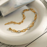 Pulsera Addison de Dos Tonos en Oro