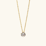 Collar de Oro Kyla Solitaire