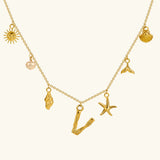 Collar con Inicial Avaria Ocean