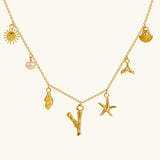 Collar con Inicial Avaria Ocean