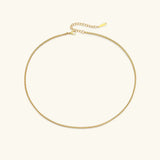 Collar de Cadena de Caja de Oro Danica