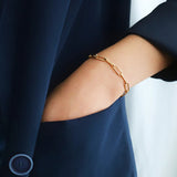 Pulsera de Clip de Papel Eloise Oro