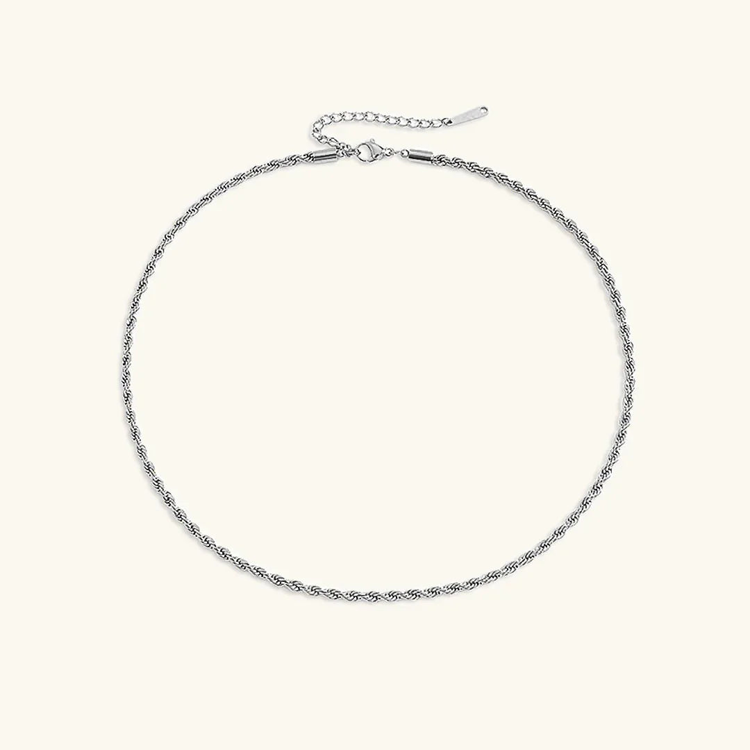 Collar de Cadena de Cuerda Bianca en Oro