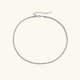 Collar de Cadena de Cuerda Bianca en Oro