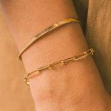 Pulsera de Clip de Papel Eloise Oro