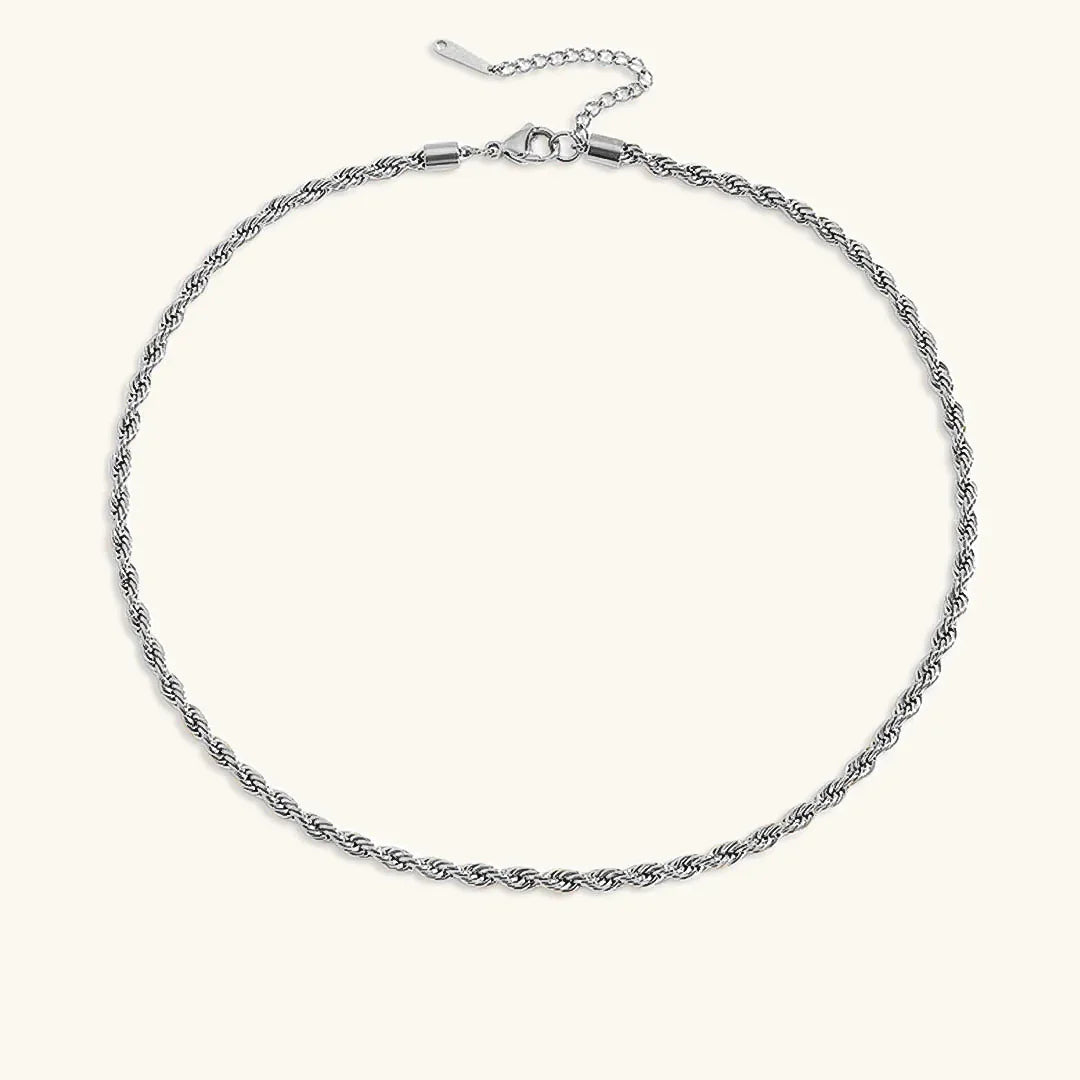 Collar de Cadena de Cuerda Bianca en Oro