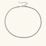 Collar de Cadena de Cuerda Bianca en Oro