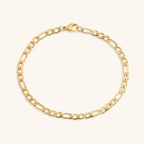 Pulsera de Cadena de Oro Saturno
