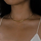 Collar de Cadena de Caja de Oro Danica
