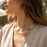Collar Elysian Gold Herringbone