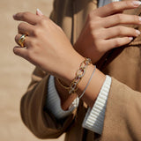 Pulsera Multi Enlace Bicolor Ramona