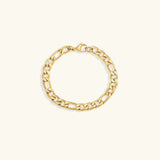 Pulsera de Cadena de Oro Saturno