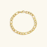 Pulsera de Cadena de Oro Saturno