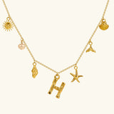 Collar con Inicial Avaria Ocean
