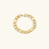 Pulsera de Cadena de Oro Saturno
