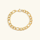 Pulsera de Cadena de Oro Saturno