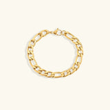 Pulsera de Cadena de Oro Saturno