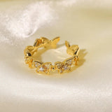 Anillo de Oro Colleen Mariposa