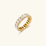 Anillo de Simulante de Diamante Antoinette en Oro