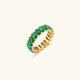 Anillo de Simulante de Diamante Antoinette en Oro