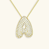 Collar de Diamante Inicial Burbuja