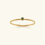 Anillo Apilable de Piedra de Nacimiento Amelia