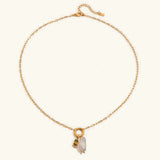 Collar de Perlas con Piedra de Nacimiento Caitlin