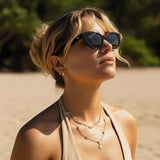 Collar de Trébol de Diamante de la Suerte