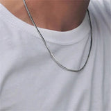 Collar de Cadena de Caja de Oro Danica