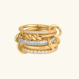 Anillo de Diamante Apilado Blaise
