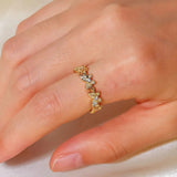 Anillo de Oro Colleen Mariposa