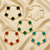 PAQUETE DE SEIS PULSERAS DE TREBOL
