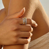 Anillo de Diamantes Apilados Cosette