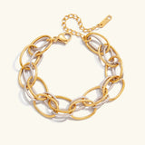 Pulsera Multi Enlace Bicolor Ramona