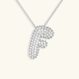 Collar de Diamante Inicial Burbuja