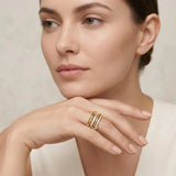 Anillo de Diamante Apilado Blaise