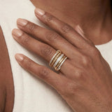 Anillo de Diamante Apilado Blaise