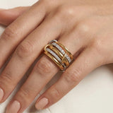 Anillo de Diamantes Apilados Vera