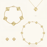 CONJUNTO DE TREBOL | ORO