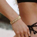 Pulsera de Reloj de Oro