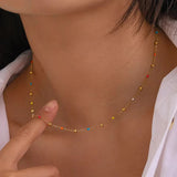 Collar de Perlas con Cadena de Oro Amphitrite